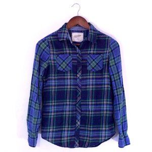 Arizona Jean Co. Blue and Green Comfy Cotton Flannel